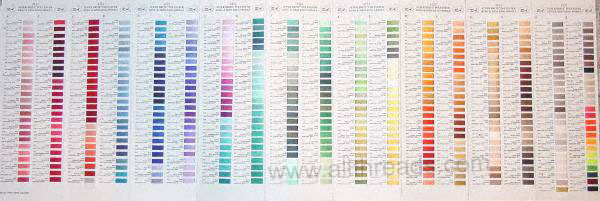 Robison Anton Online Color Chart