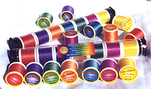 Solar Active Color Changing Embroidery Thread Color to Color
