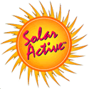 Solar Active Embroidery Thread Logo